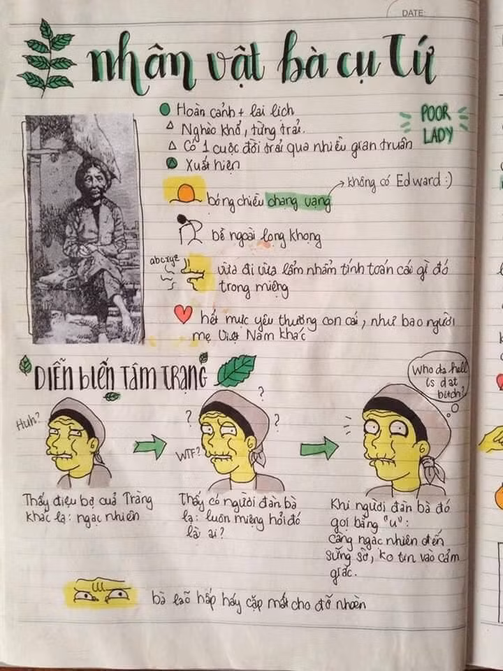 Thay vào đó, Quỳnh Trang đã tự tay biến hóa các kiến thức khô cứng trở thành hình ảnh sinh động để dễ nhớ, dễ học bài hơn.