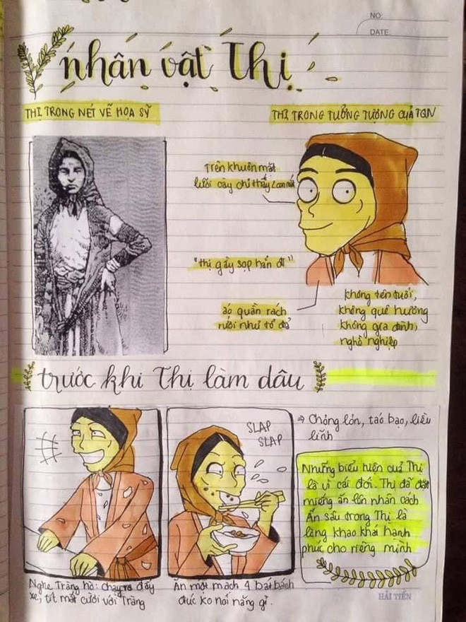 Yêu thích môn Văn, nhưng Quỳnh Trang không thể phủ nhận nếu cứ học theo tập sách ghi chép từ trên lớp, chỉ toàn chữ là chữ thì sẽ rất khô khan và khó tiếp thu vào đầu.