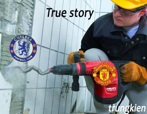 Hàng thủ Chelsea như bức tường vững chắc còn MU chỉ là những mũi khoan mòn.