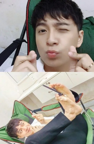 Ngô Kiến Huy muốn có ảnh bắn tim bằng cả 2 tay nhưng lại chỉ có 1 mình và đây là cách anh giải quyết vấn đề.