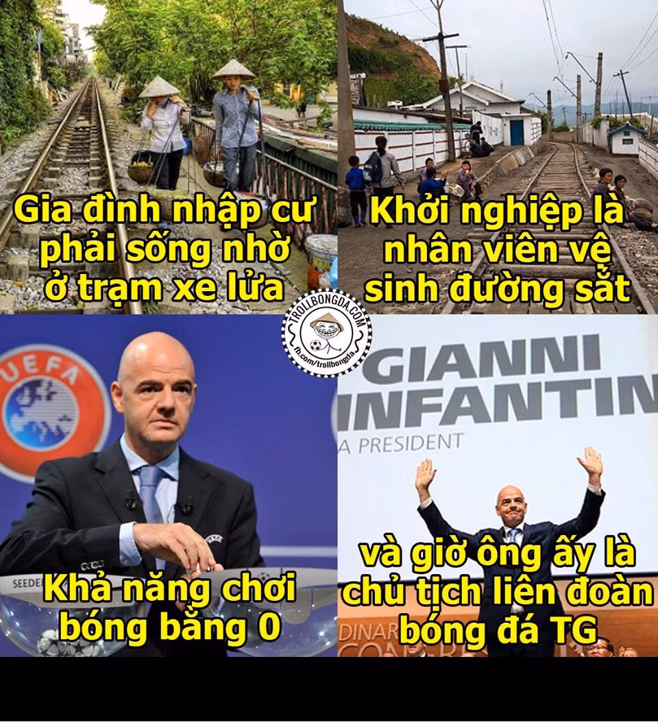 Xuất thân bần hàn, nhưng sự cố gắng đã giúp Gianni Infantino ông trở thành chủ tịch Liên đoàn bóng đá thế giới FIFA.