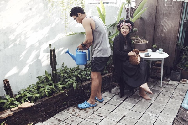 Với khuôn mặt biểu cảm đầy tội nghiệp và đáng thương thì chú rể Quảng Trọng đã hoàn thành xuất sắc với nhân vật được xếp ở "chiếu dưới" của mình.