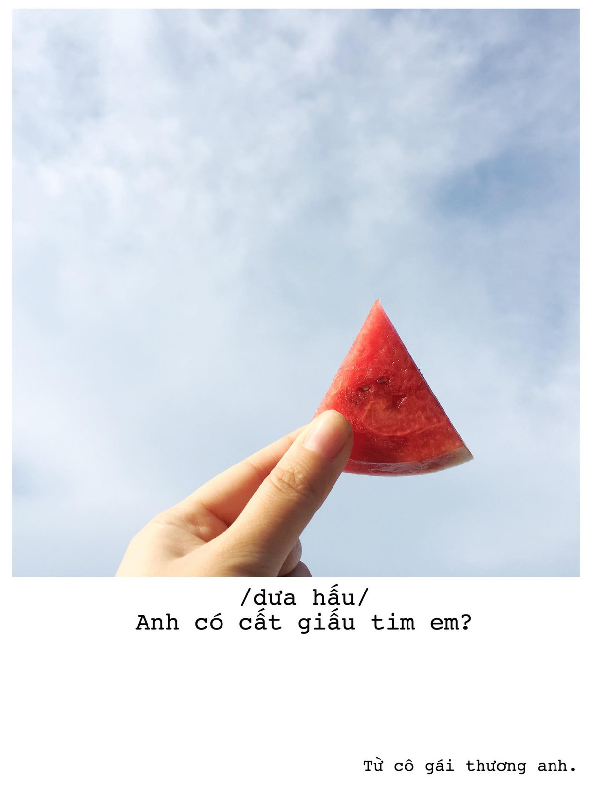 Thậm chí, nhiều dân mạng đã sử dụng những hình ảnh trái cây được Thoa Bùi chụp lại để "chế" thêm phần lời ngôn tình thả thính của mình vào.