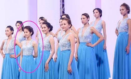 An Nguy từng gây chú ý ngay từ những tập đầu với dáng đứng khác biệt hoàn toàn so với các thí sinh còn lại.