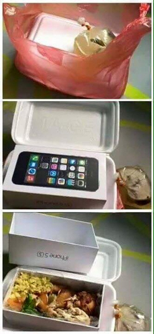 Ngày 8/3 tưởng chồng hào phóng tặng cho chiếc Iphone mới với đầy đủ hộp nhưng cái quan trọng thì không phải điện thoại.