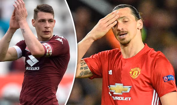 MU tìm người thay Ibra: Tờ Mirror đưa tin, MU đã xác định được mục tiêu thay thế chân sút Zlatan Ibrahimovic trong mùa giải mới. Cái tên đó không hề xa lạ với người hâm mộ bóng đá Anh, Andrea Belotti. Chân sút của Torino được cho nằm trong danh sách phải mua của HLV Jose Mourinho trong kì chuyển nhượng mùa Hè sắp tới. Ảnh: Mirror.