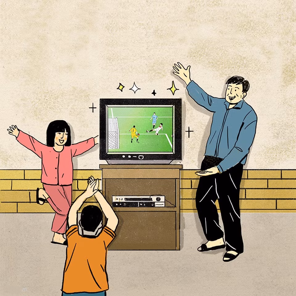 Điều ước của những thành viên trong gia đình chuẩn bị đón mùa World Cup đó là "tậu" được chiếc tivi mới để xem bóng đá cho nét. Xem bóng đá trên tivi mới, cảm giác luôn thật "đã".