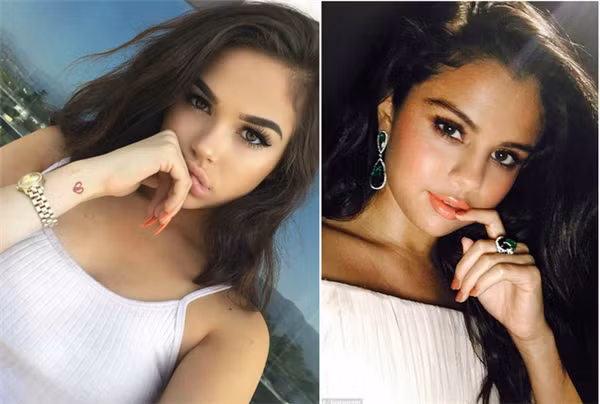 Những nét tương đồng trên gương mặt của Maggie Lindemann và Selena Gomez là điều nhiều người dễ nhận ra khi ngắm nhìn nhan sắc của hai cô nàng này.