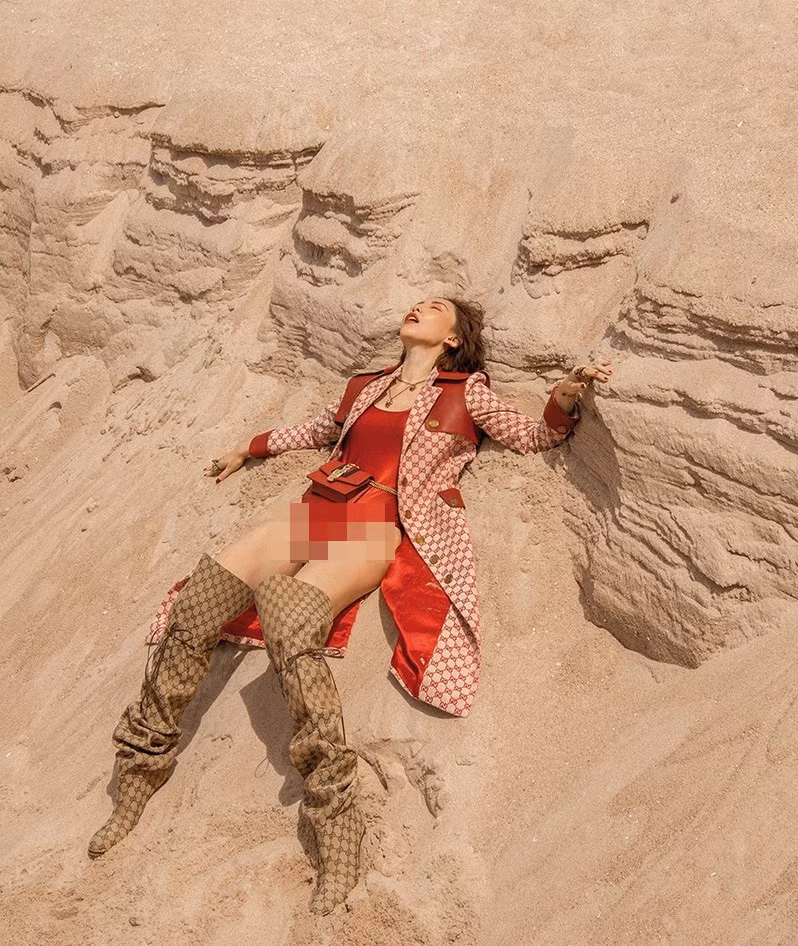 Không phải gương mặt xinh xắn hay body nóng bỏng, gu thời trang của hot girl sinh năm 1996 nhanh chóng bị dân mạng mang ra "mổ xẻ".