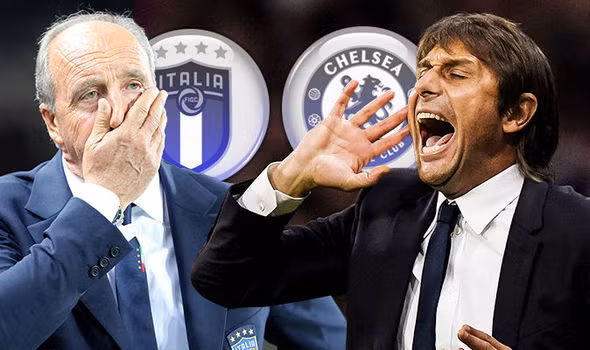 LĐBĐ Italia triệu hồi Conte: Theo thông tin chuyển nhượng bóng đá từ giới truyền thông xứ sở mỳ ông cho hay, LĐBĐ Italia sẵn sàng mời Conte lần thứ hai dẫn dắt đội bóng Azzurri sau khi VCK World Cup 2018 kết thúc. Dù vừa đoạt chức vô địch Ngoại hạng Anh mùa trước cùng Chelsea nhưng bản thân vị HLV 48 tuổi này cảm thấy không thoải mái, vì bị bó buộc chính sách chuyển nhượng. Ảnh: Calcio