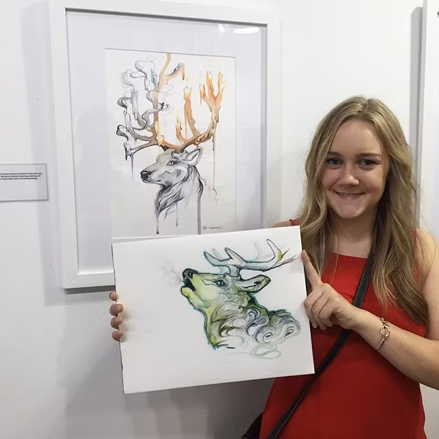 Bằng tài năng vẽ tranh chì nước hết sức mê hồn của mình mà cô gái người Mỹ có tên là Katy Lipscomb đã khiến nhiều cư dân mạng phải si mê.