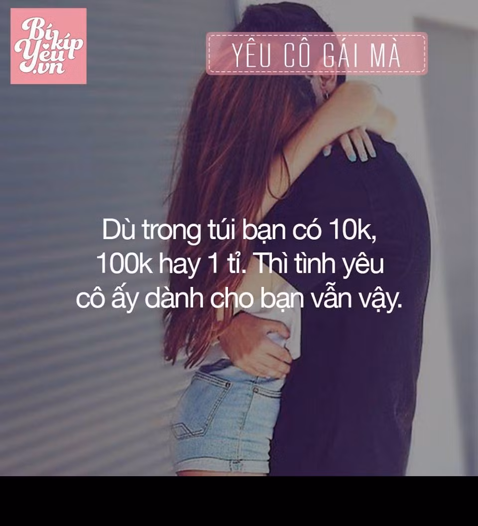 Dù bạn có nghèo khó hay giàu sang thì cô gái đó luôn bên bạn.Và đây chính là mẫu con gái được con trai săn lùng nhiều nhất.