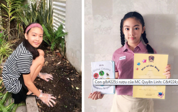 Cùng ngắm nhìn nhan sắc của con gái MC Quyền Linh, dù chỉ mới 13 tuổi nhưng dáng dấp hoa hậu đã hình thành,