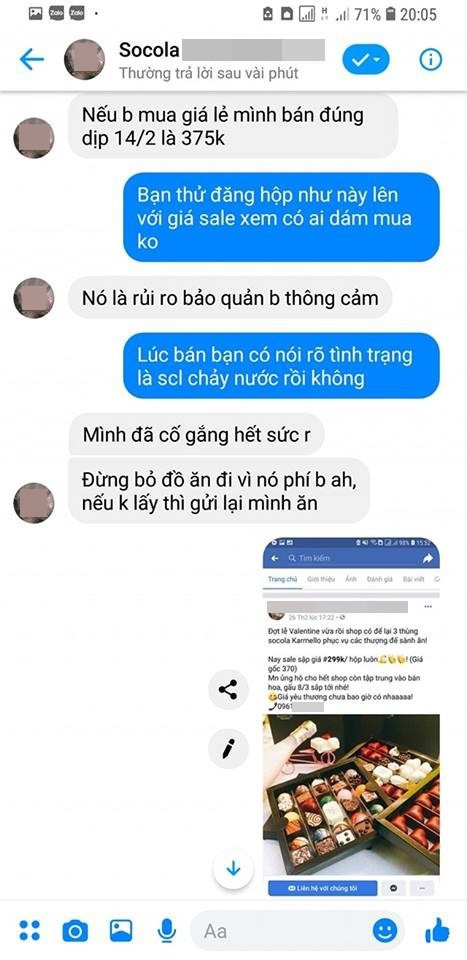 Bài học trên cũng là điều mà các bạn trẻ nên tránh tiền mất tật mang, mua quà xịn để tặng mà cuối cùng lại rước cả bực dọc cho người nhận khu mua hàng online.