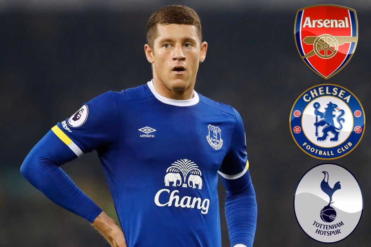 5 đội bóng tranh giành Ross Barkley: Theo tờ Daily Star, 5 CLB Man City, Man United, Chelsea, Arsenal và Tottenham đang muốn có sự phục vụ của Barkley. Hợp đồng của cầu thủ này với Everton chỉ còn 1 năm nhưng anh không muốn gia hạn cùng CLB. Ảnh: Daily Star
