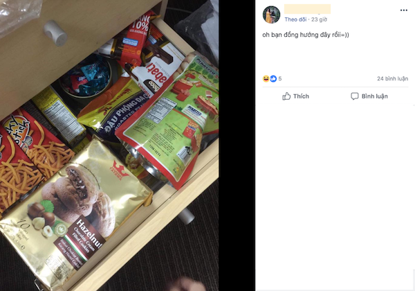 Ngay lập tức, câu chuyện thu hút nhanh chóng những nữ thần cùng chung "chí hướng", hàng trăm bình luận "khoe" gia tài được đẩy lên tới tấp.