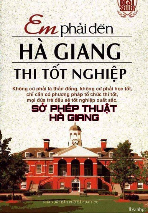 Cách làm việc của "Sở phép thuật Hà Giang" giúp các thí sinh giảm bớt gánh nặng thi cử.