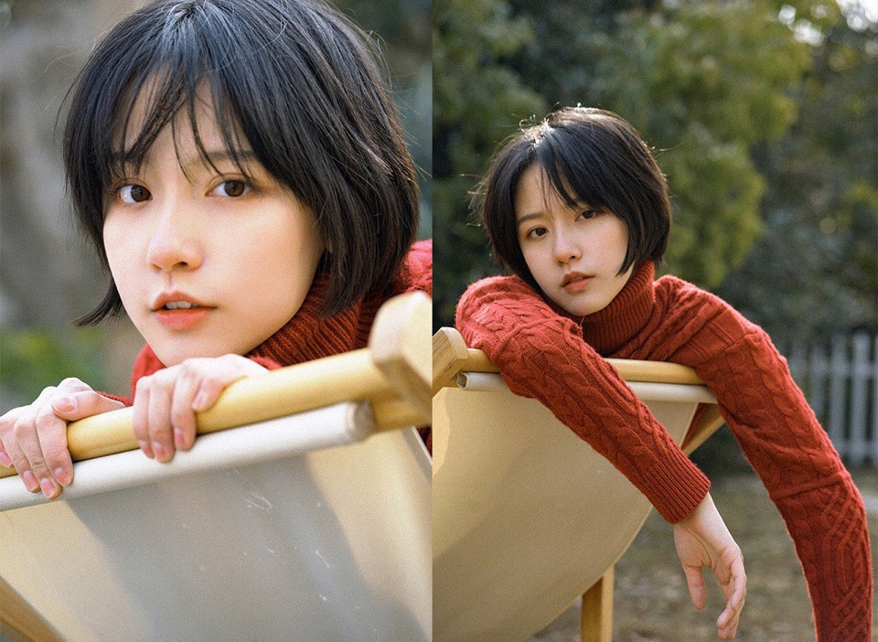 Gou Ge sở hữu gương mặt vô cùng xinh xắn.