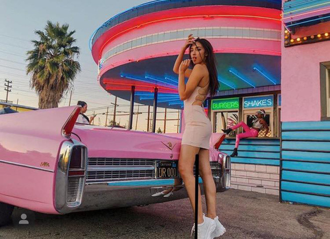 Ngoài đam mê làm người mẫu, hot girl cũng thích nhảy.