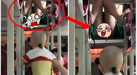 Chỉ vì xe quá nóng nên cô gái đã có cách ngồi "kém sang".