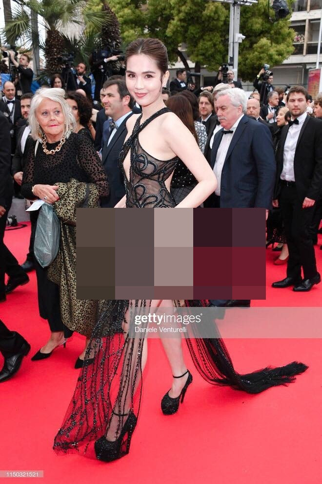 Ngay sau khi xuất hiện những bức ảnh Ngọc Trinh ăn mặc phản cảm tại LHP Cannes đã nhận không ít ý kiến trái chiều từ dư luận. Nhiều cư dân mạng cho rằng bộ trang phục do người đẹp gốc Trà Vinh lựa chọn không phù hợp với hoàn cảnh.