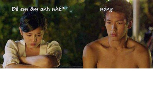 Dù rất lạnh nhưng vẫn phải "chảnh" để tránh "bả" của con gái.