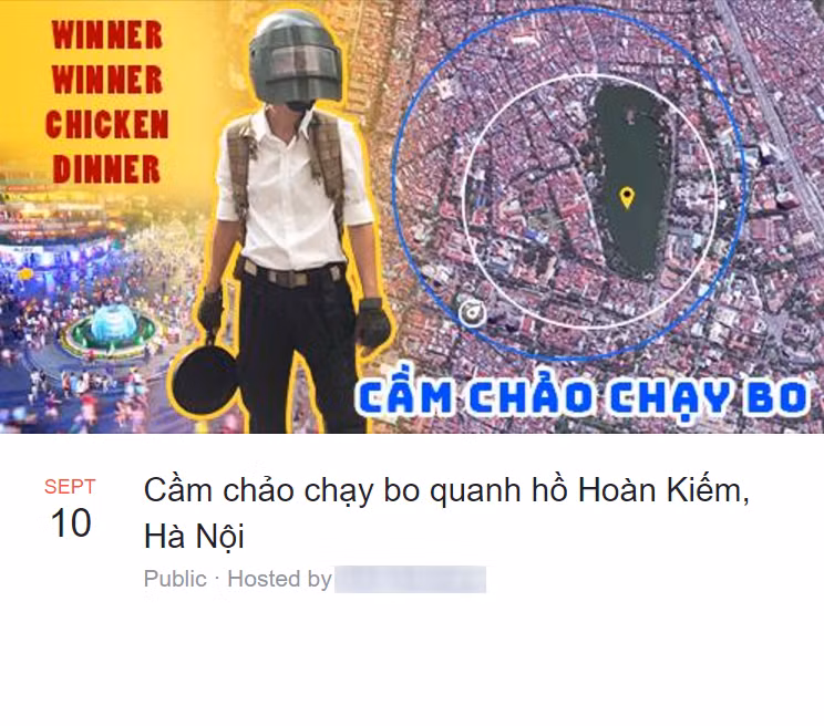Cầm chảo chạy quanh phố đi bộ Hồ Gươm là hành động rất lạ, nó được phát xuất từ Sài Gòn và được các bạn trẻ Hà Nội hưởng ứng nhiệt tình. Để tham gia trào lưu này, các bạn trẻ phải chạy bộ tay cầm chiếc chảo và mặc đồ cosplay nhân vật trong truyện tranh Naruto.