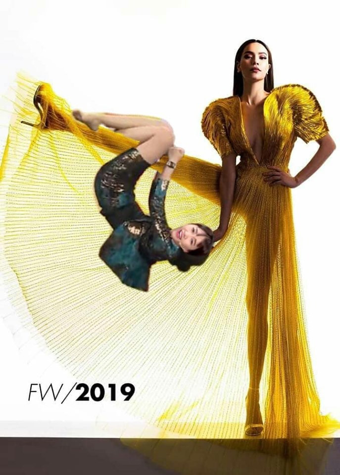 Dù trêu chọc vì cách tạo dáng nhưng các dân mạng cũng không quên dành lời khen cho sự xuất sắc hình ảnh nữ ca sĩ Hồ Ngọc Hà trong poster mới.