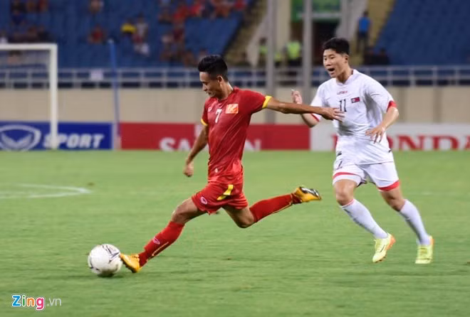 DTVN 1-1 DT Trieu Tien: Cong sac thu ben nhung van den