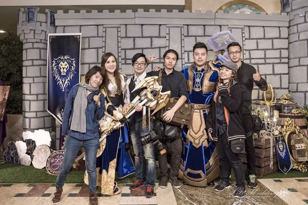 Ê kíp thực hiện đám cưới để đời cho cặp vợ chồng game thủ xứ Đài.