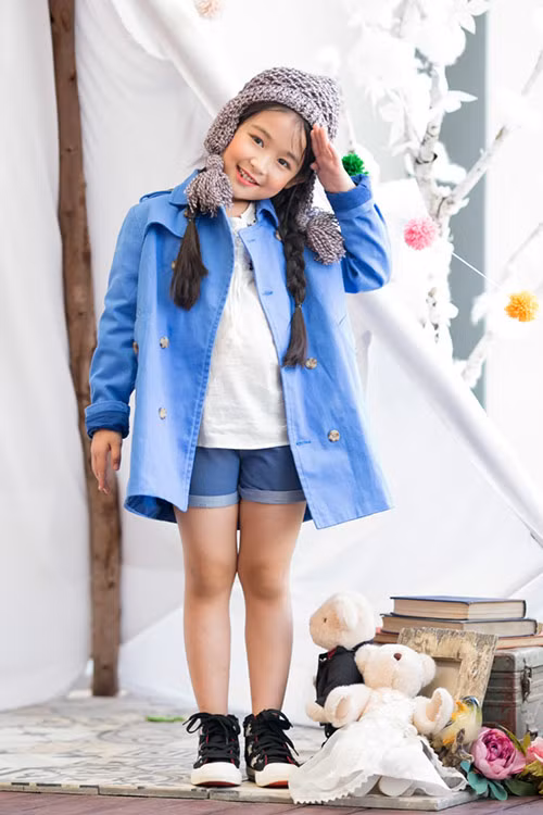 Chính những lợi thế về thể hình thể cũng như khuôn mặt vô cùng dễ đã giúp ngôi sao nhí này dễ dàng lấn sân sang nghiệp người mẫu ảnh.