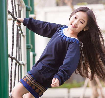 Mái tóc dài thướt tha của Bảo Ngọc khiến nhiều người phải thèm muốn.