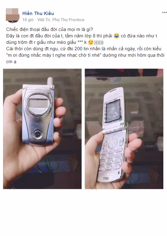 Thế hệ 8X, 9X thời trước được cầm chiếc điện thoại di động trên tay thể hiện sự ăn chơi, gia đình có điều kiện chứ chưa cần biết máy có màu hay không? Của hãng nào và có chức năng gì?