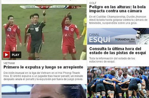 Có thể nói, trọng tài là vấn nạn của V.League thời gian qua nói chung và V.League 2015 nói riêng. Những "ông vua áo đen" đưa ra những phán quyết vô cùng nực cười khiến báo giới nước ngoài phải lên tiếng. Mới đây, Football Channel Asian - một trang thể thao uy tín của châu Á một lần nữa đã lên tiếng về cách cầm còi của các trọng tài tại V.League.