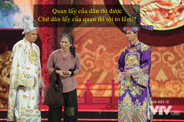 Quan lấy tiền của dân thì được, dân lấy tiền của quan thì tội to lắm.