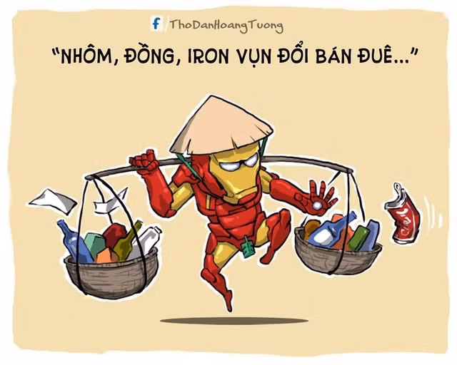 Những bức ảnh chế về siêu anh hùng nhà Marvel này đã thu hút sự chú ý của cộng đồng mạng.
