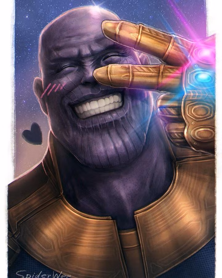 Không chỉ có 6 viên đá, Thanos còn có cả hàm răng trắng sáng như mới đi làm trắng. Thậm chí, nhiều dân mạng đùa rằng mình nhân vật này sẽ nhận được khá nhiều lời mời quảng cáo kem đánh răng sau khi bức ảnh này được công khai.