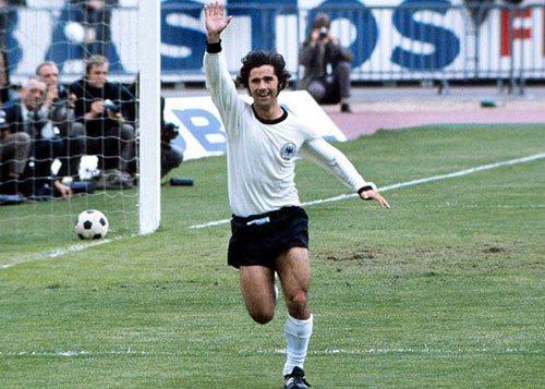 3. Gerd Muller (ĐT Đức, 14 bàn sau 13 trận trong 2 kỳ World Cup).