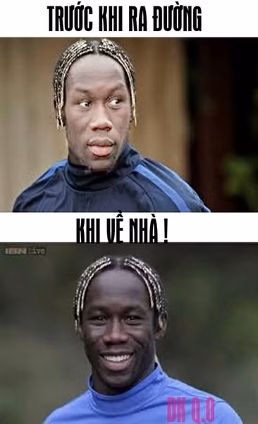 Trước khi ra đường và sau khi về nhà là một trạng thái hoàn toàn khác nhau trên khuôn mặt.