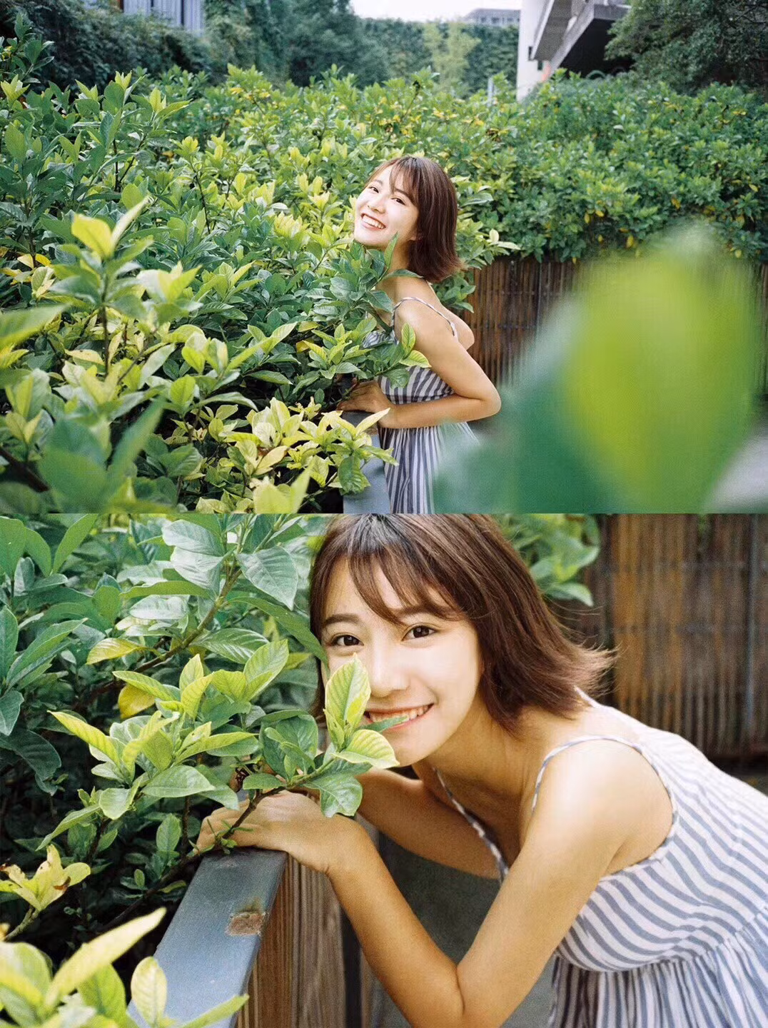 Mái tóc ngắn khiến Hiểu Nhiễm trông quyến rũ hơn Nhưng không vì thế mà vẻ cute dễ thương bị giảm đi.