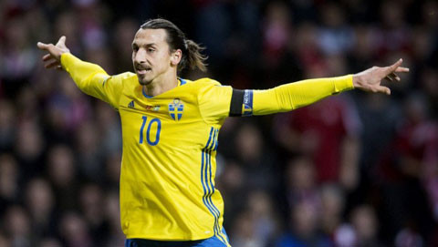Zlatan Ibrahimovic là một chân sút siêu đẳng mà ĐT Thụy Điển từng sở hữu. Những pha sút bóng uy lực cùng kỹ thuật thượng thừa, ngôi sao tuổi 34 này đã khẳng định được tên tuổi của mình.