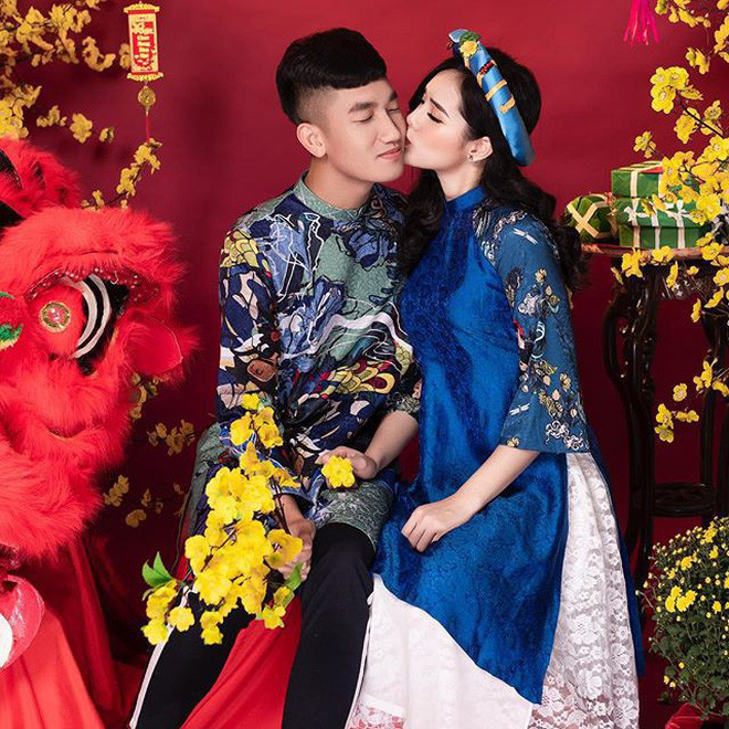 Trọng Đại chụp bộ ảnh nhân dụp tân xuân Kỷ Hợi 2019 cùng bạn gái xinh đẹp Huyền Trang.