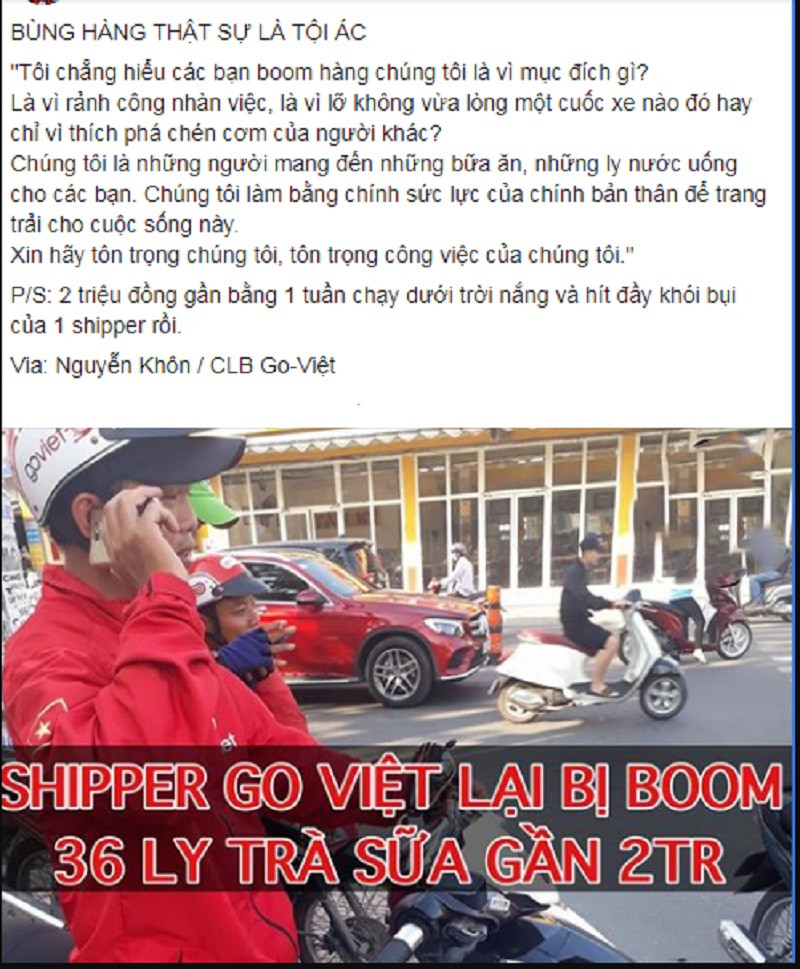 Dan mang buc xuc khi shipper lien tuc bi khach bom hang