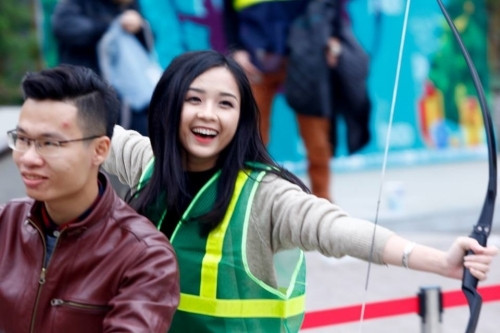 Ngọc Ánh gây sốt trong cộng đồng mạng nhờ nhan sắc xinh đẹp và nhiều người nhận xét rằng cô bạn xinh đẹp 9X này có nhiều nét giống BTV Hoài Anh của đài VTV.