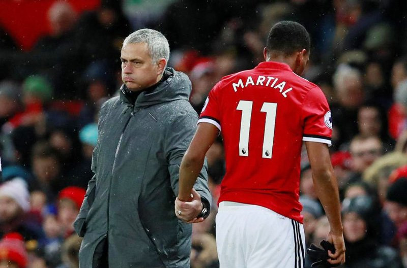 Cá nhân Martial khiến Mourinho nóng mắt. Bởi vậy, ông cũng bật đèn xanh để tiền đạo 22 tuổi này sớm cuốn gói khỏi Old Trafford.