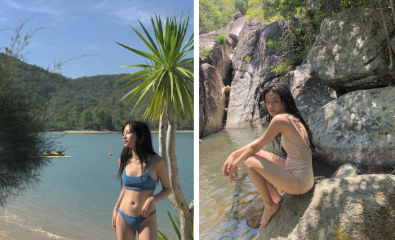 Với những bức ảnh này, Dương Minh Ngọc lại một lần nữa chứng minh mình sở hữu vẻ đẹp thoát tục. Ngồi một chỗ thôi mà cô nàng đã đẹp như một bức tranh.