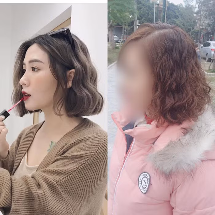 Trong các thảm họa làm tóc dịp Tết, không chỉ bị tạo sai kiểu, mái tóc này còn bị hư tổn nghiêm trọng. Để cứu nó, chính chủ phải tốn không ít thuốc dưỡng tóc hoặc đau lòng nhất là phải cắt hết đi cũng không chừng.