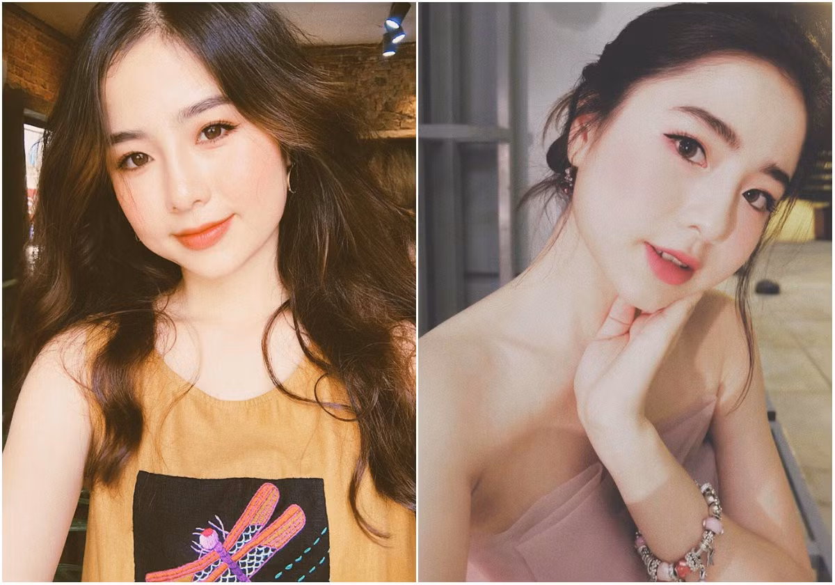 Trong cộng đồng mạng Việt, Nam Thương được mệnh danh là "hot girl mặt mâm" cực dễ thương. Trong từng hoàn cảnh, cô bạn 9X Thanh Hóa này đã khéo léo xử lý khuôn mặt mình bằng chính mái tóc của mình để làm mới hình ảnh.