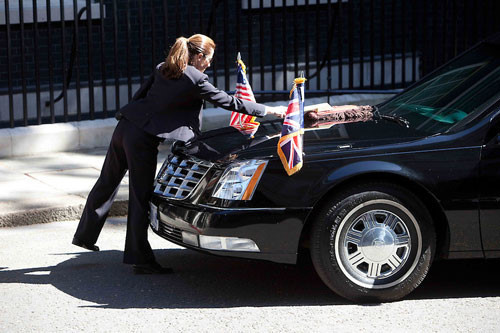 Được biết, nữ đặc vụ tóc vàng xinh đẹp này có tên Natalie Tyson, năm nay 26 tuổi, đến từ California. Ảnh: Getty Image.