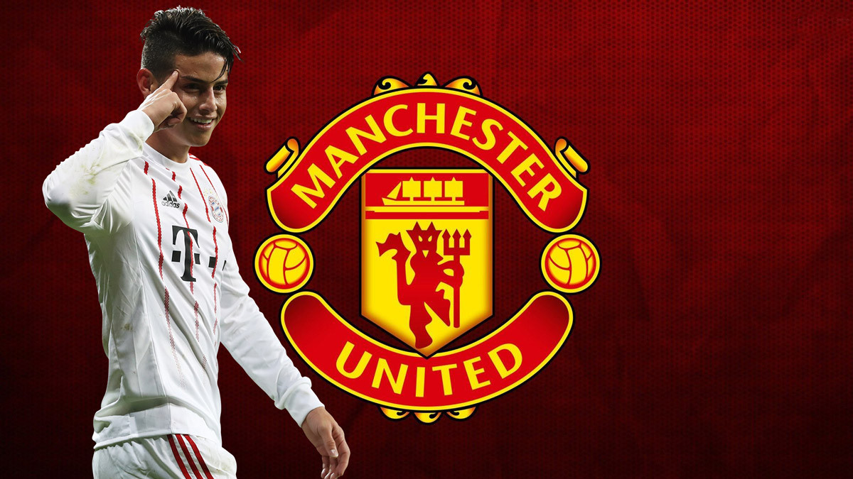 Chuyển nhượng cầu thủ từ Manchester, M.U đang lên kế hoạch sở hữu James Rodriguez ước tính khoảng 50 triệu bảng. Ảnh: Goal